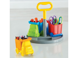 Подставка для канцелярских принадлежностей "Умный органайзер. Грузовики" (4 элемента)