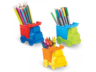 Подставка для канцелярских принадлежностей "Умный органайзер. Грузовики" (4 элемента)