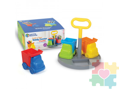 Подставка для канцелярских принадлежностей "Умный органайзер. Грузовики" (4 элемента)