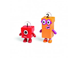 Игровые фигурки Numberblocks. Единичка и двойка на велосипеде