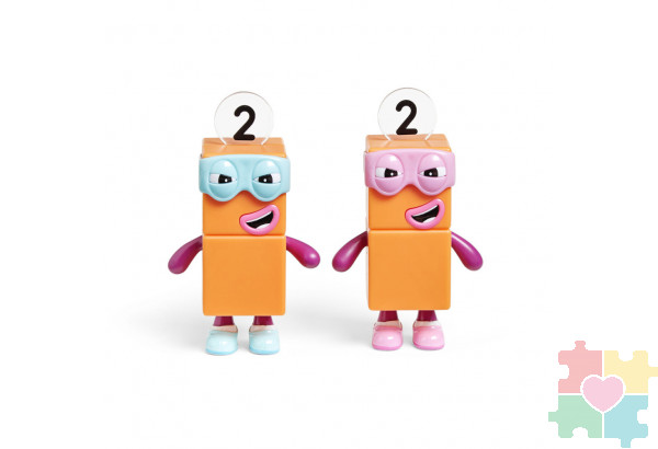 Игровые фигурки Numberblocks. Четверка и вредные двойки