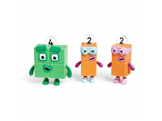 Игровые фигурки Numberblocks. Четверка и вредные двойки