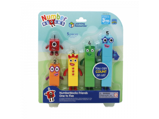 Игровые фигурки Numberblocks от 1 до 5