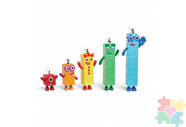 Игровые фигурки Numberblocks от 1 до 5