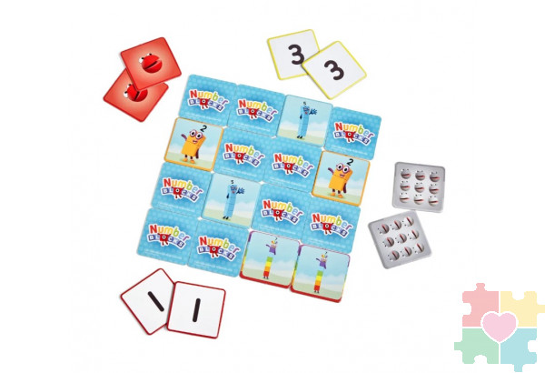 Настольная игра "Математическое мемори Numberblocks"