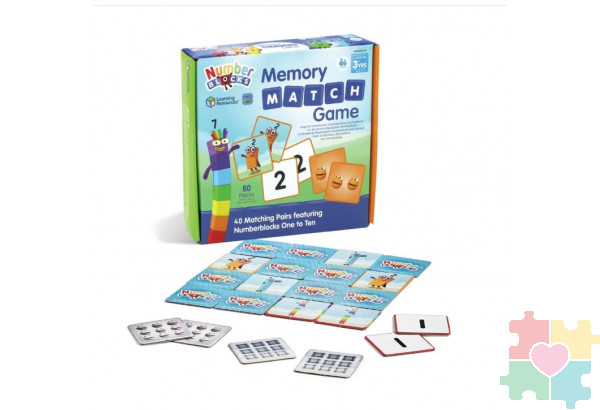 Настольная игра "Математическое мемори Numberblocks"