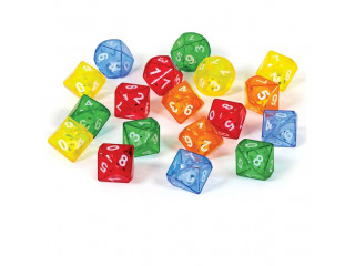 Большие многогранные цветные кубики (5 элементов)