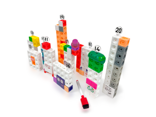 Соединяющиеся кубики Numberblocks, с карточками. От 11 до 20