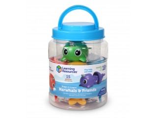 Развивающая игрушка "Нарвалы учат формы" (серия Snap-N-Learn, 15 элементов)