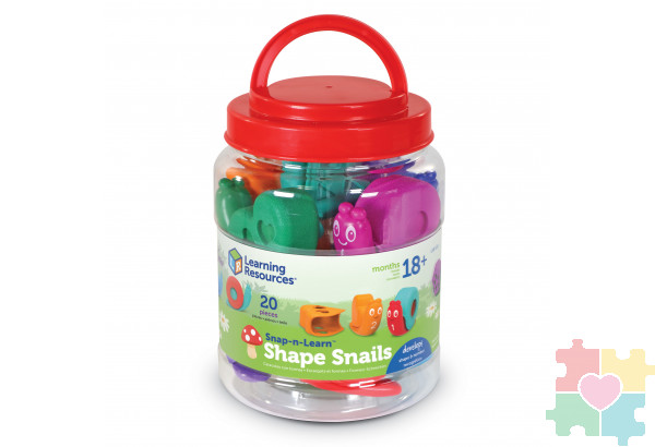 "Букашки-собирашки.Улитки с домиками" (серия Snap-N-Learn, 20 элементов)