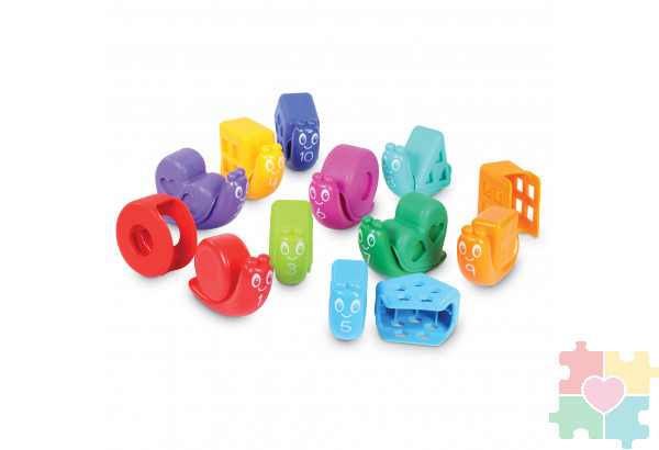 "Букашки-собирашки.Улитки с домиками" (серия Snap-N-Learn, 20 элементов)