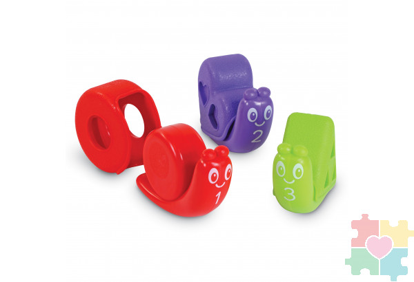 "Букашки-собирашки.Улитки с домиками" (серия Snap-N-Learn, 20 элементов)