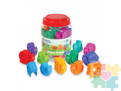 "Букашки-собирашки.Улитки с домиками" (серия Snap-N-Learn, 20 элементов)