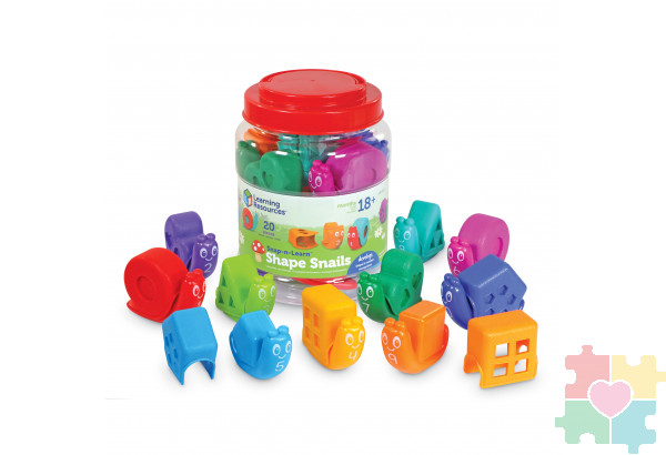 "Букашки-собирашки.Улитки с домиками" (серия Snap-N-Learn, 20 элементов)