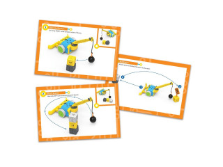 Развивающая игрушка "Аксессуары для робота Ботли. Строитель"  (10 элементов с карточками)