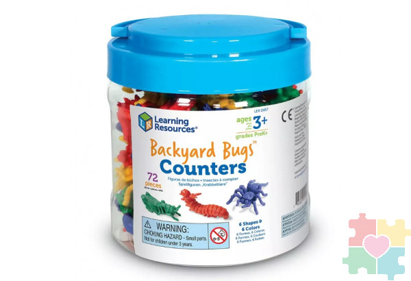 Развивающая игрушка "Фигурки Насекомых" (72 элемента)