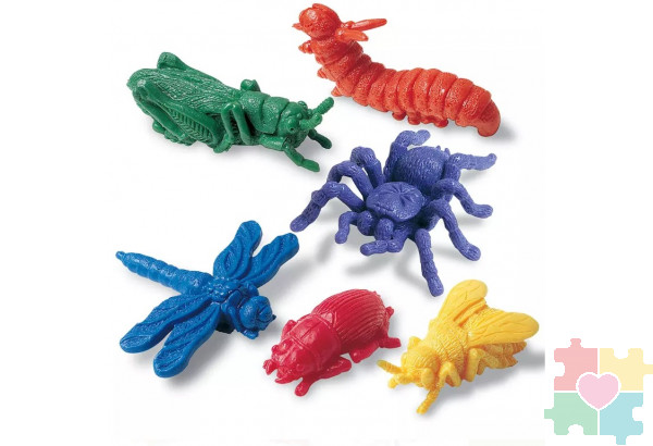 Развивающая игрушка "Фигурки Насекомых" (72 элемента)