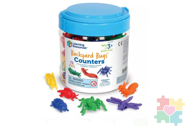 Развивающая игрушка "Фигурки Насекомых" (72 элемента)