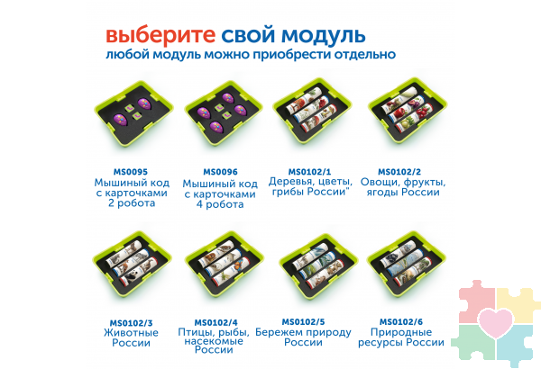 Модуль "Птицы, рыбы, насекомые России"