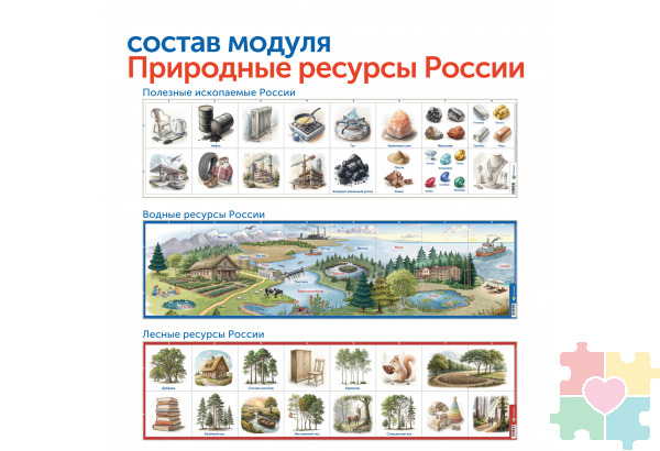 Природные богатства России с РобоМышью (с системой хранения)