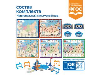 Комплект для группы "Национальный культурный код" (с роботом Ботли)