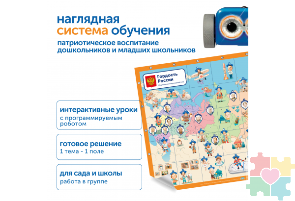 Комплект для группы "Национальный культурный код" (с роботом Ботли)