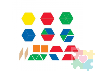 Развивающая игрушка "Блоки геометрические магнитные"