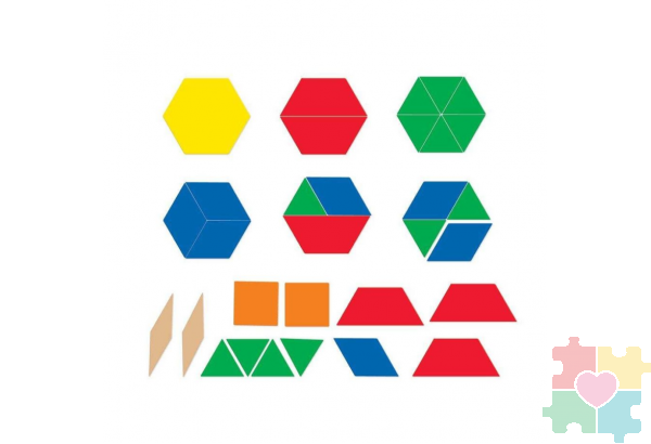 Развивающая игрушка "Блоки геометрические магнитные"