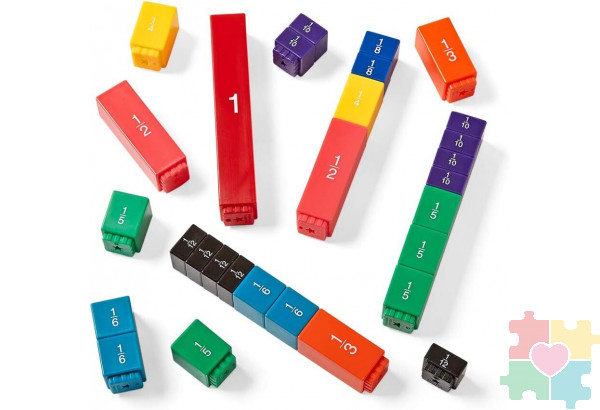 Развивающая игрушка "Моя первая лаборатория. Простые дроби" (51 элемент)