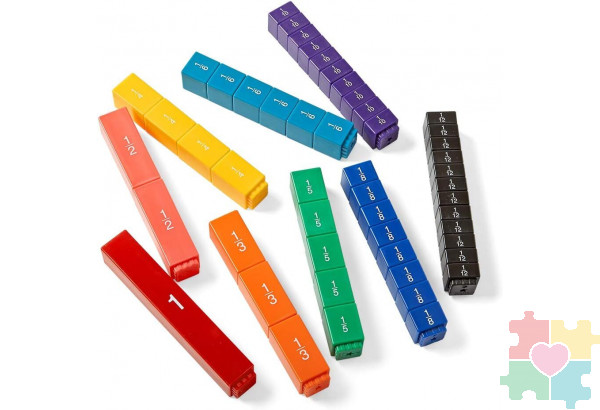 Развивающая игрушка "Моя первая лаборатория. Простые дроби" (51 элемент)