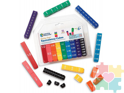 Развивающая игрушка "Моя первая лаборатория. Простые дроби" (51 элемент)