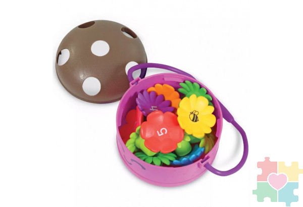 Развивающая игрушка "Цветочный горшочек" (15 элементов)