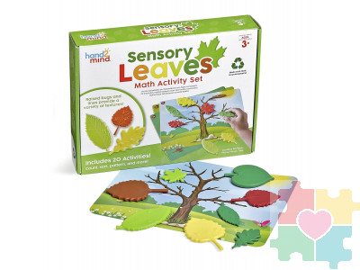 Развивающая игрушка "Тактильные листья. Времена года" (47 элементов)