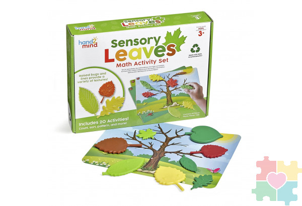 Развивающая игрушка "Тактильные листья. Времена года" (47 элементов)