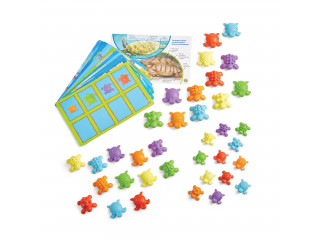 Развивающая игрушка "Тактильные черепашки с карточками" (46 элементов)