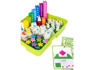 Конструктор МУЛЬТИ Математика / 131 деталь в системе хранения Игротека