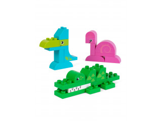 Конструктор МУЛЬТИ Мои первые животные / 96 деталей в системе хранения Игротека