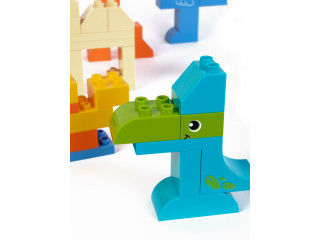 Конструктор МУЛЬТИ Мои первые животные / 96 деталей в системе хранения Игротека