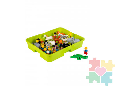 Конструктор МУЛЬТИ Комплект персонажей / 32 детали в системе хранения Игротека