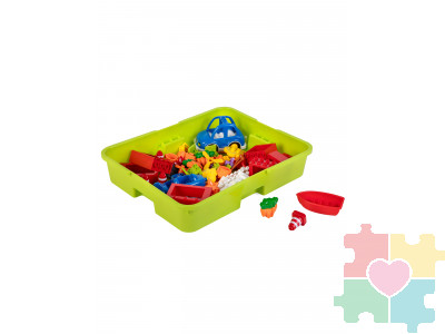 Конструктор МУЛЬТИ Комплект сюжетных элементов / 77 деталей в системе хранения Игротека