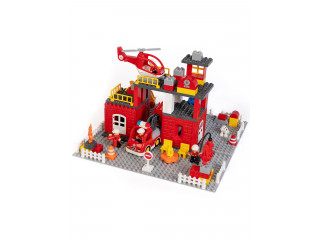 Конструктор МУЛЬТИ Пожарная часть МЧС России / 121 деталь в системе хранения Игротека