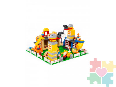 Конструктор МУЛЬТИ Стройплощадка / 200 деталей в системе хранения Игротека