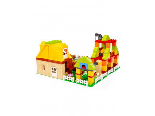 Конструктор МУЛЬТИ Фермерское хозяйство / 204 детали в системе хранения Игротека