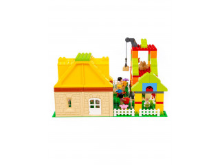 Конструктор МУЛЬТИ Фермерское хозяйство / 204 детали в системе хранения Игротека