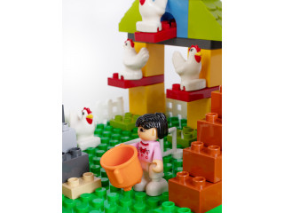 Конструктор МУЛЬТИ Фермерское хозяйство / 204 детали в системе хранения Игротека