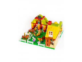 Конструктор МУЛЬТИ Фермерское хозяйство / 204 детали в системе хранения Игротека