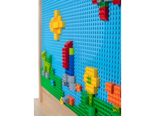 Мобильное развивающее панно для вертикального МУЛЬТИ конструирования / двустороннее