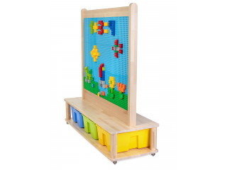 Мобильное развивающее панно для вертикального МУЛЬТИ конструирования / двустороннее