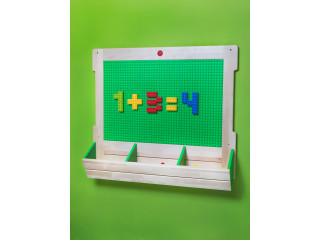 Развивающее панно для вертикального МУЛЬТИ конструирования / 930, зеленое поле