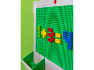 Развивающее панно для вертикального МУЛЬТИ конструирования / 930, зеленое поле